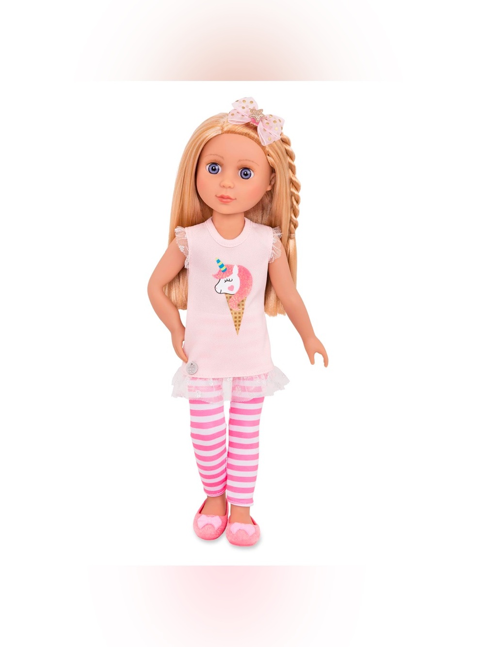 Glitter Girls Lacy and Two Additional Outfits, 14in Posable Doll
